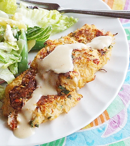 Baked Crab Cakes
 Recipe for Low Fat Baked Crab Cakes