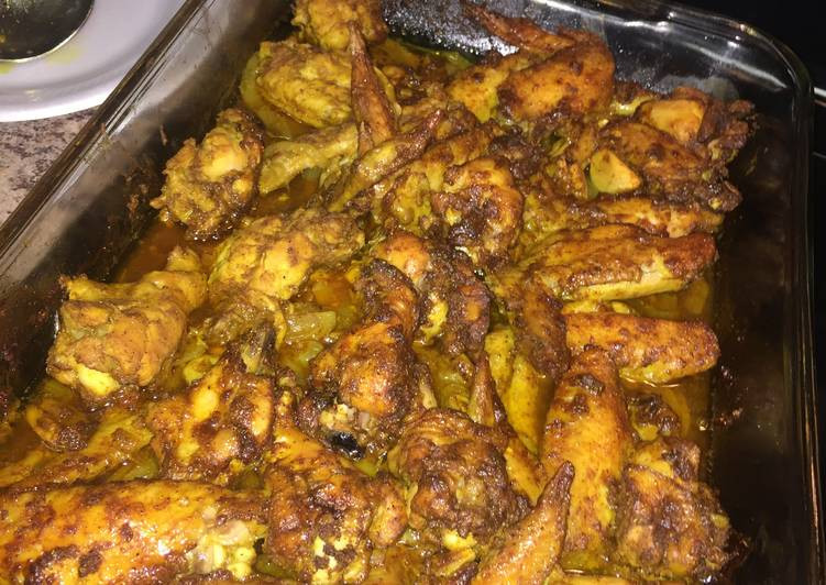 Baked Curry Chicken
 Baked Curry Chicken Wings Recipe by Shalonda M Cookpad