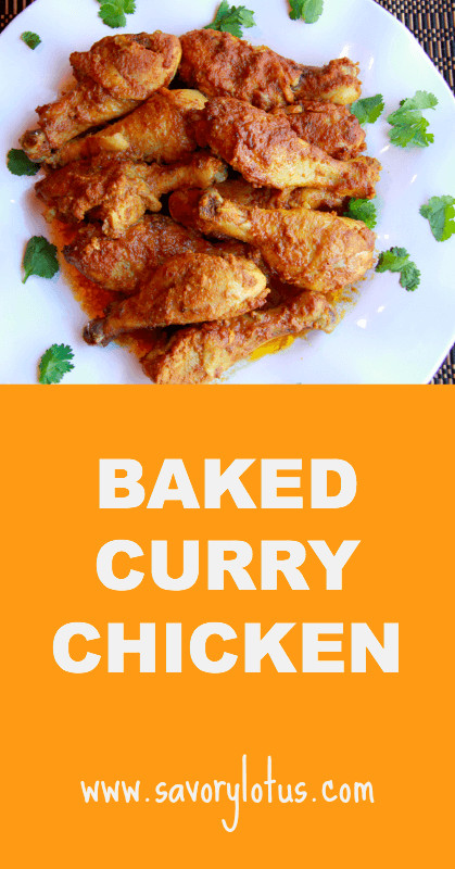 Baked Curry Chicken
 Baked Curry Chicken Savory Lotus