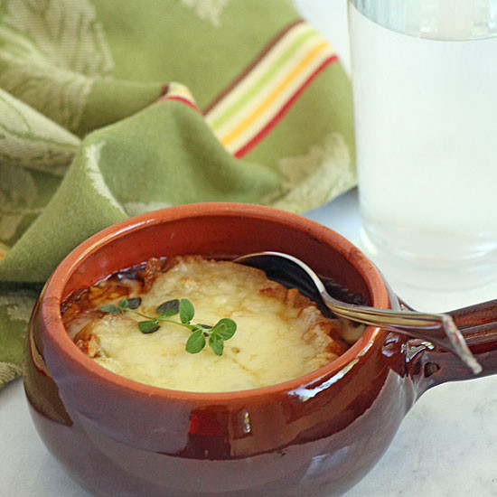 Baked French Onion Soup
 Baked French ion Soup and Lessons from Dad Part II