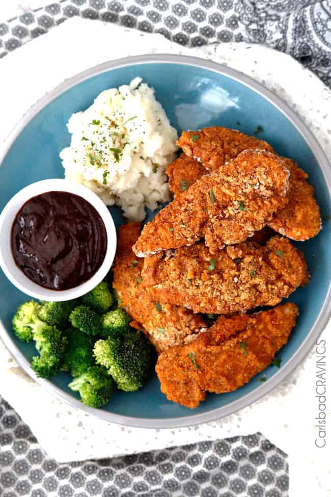 Baked Fried Chicken
 BEST EVER Crispy Oven Fried Chicken Video Carlsbad