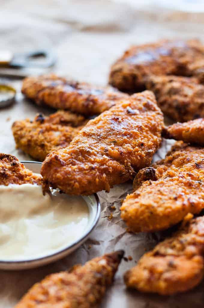 Baked Fried Chicken
 KFC Baked Oven Fried Chicken Tenders