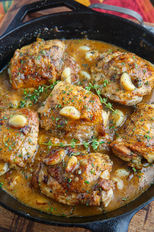 Baked Garlic Chicken Recipe
 Rustic Roasted Garlic Chicken with Asiago Gravy Recipe on