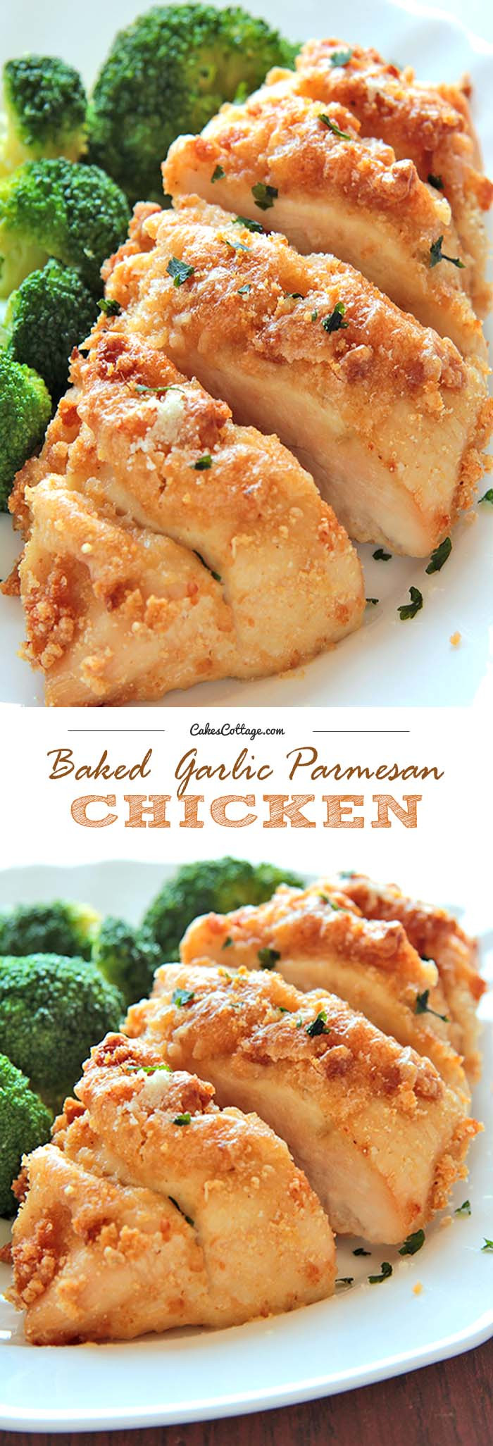 Baked Garlic Chicken Recipe
 Baked Garlic Parmesan Chicken Cakescottage