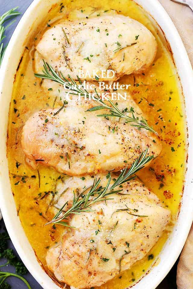 Baked Garlic Chicken Recipe
 Baked Garlic Butter Chicken