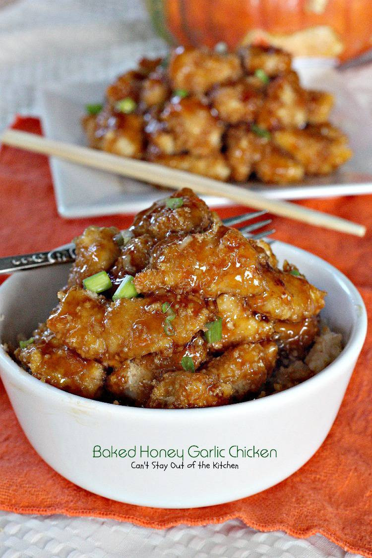 Baked Honey Garlic Chicken
 Baked Honey Garlic Chicken Can t Stay Out of the Kitchen