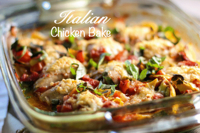 Baked Italian Chicken
 Italian Chicken Bake