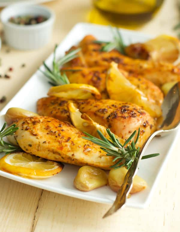 Baked Lemon Chicken Breast
 Rosemary Lemon Roasted Chicken Breasts Primavera Kitchen