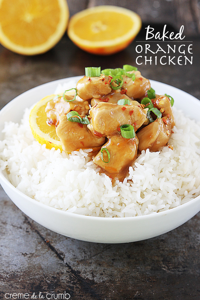 Baked Orange Chicken
 Baked Orange Chicken