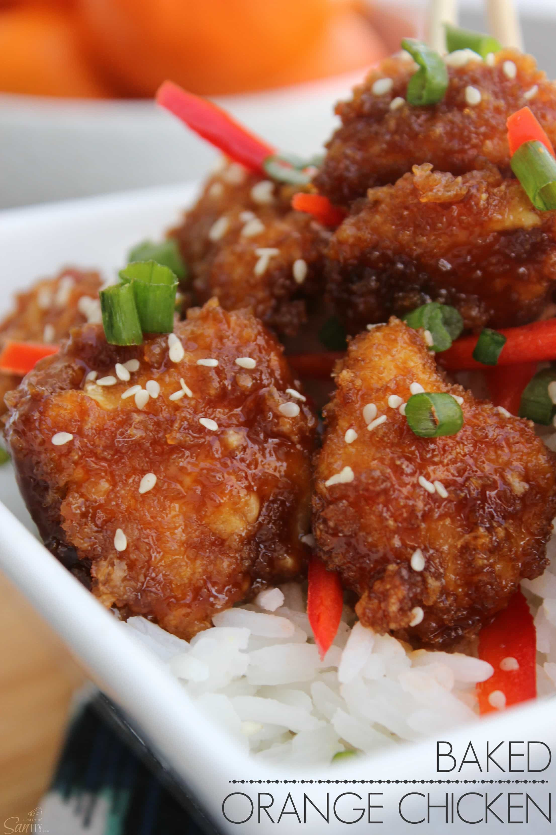 Baked Orange Chicken
 Baked Orange Chicken