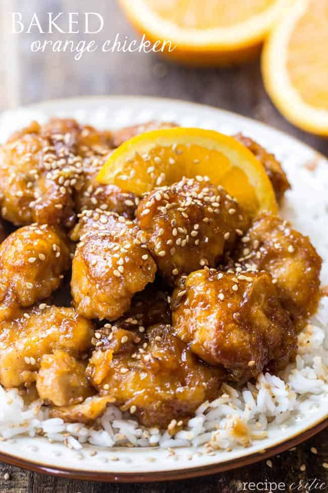 Baked Orange Chicken
 Baked Orange Chicken