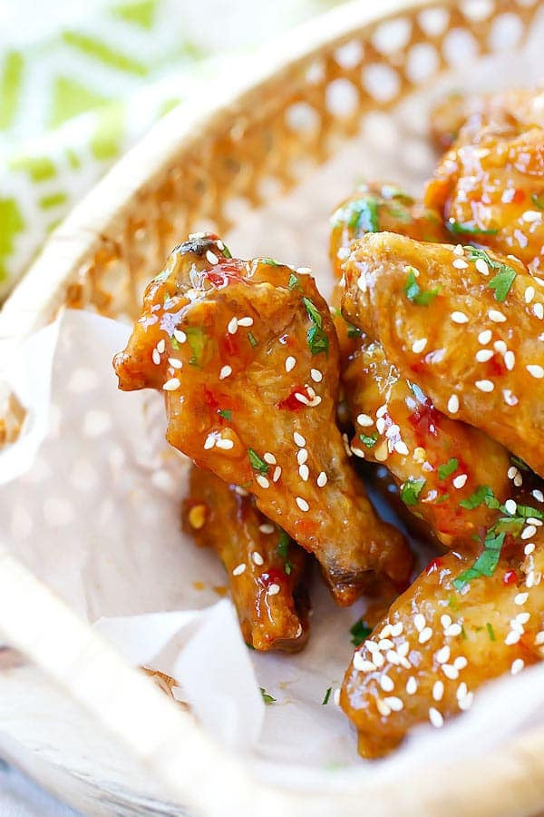 Baked Orange Chicken
 Crispy Baked Orange Chicken Wings Rasa Malaysia