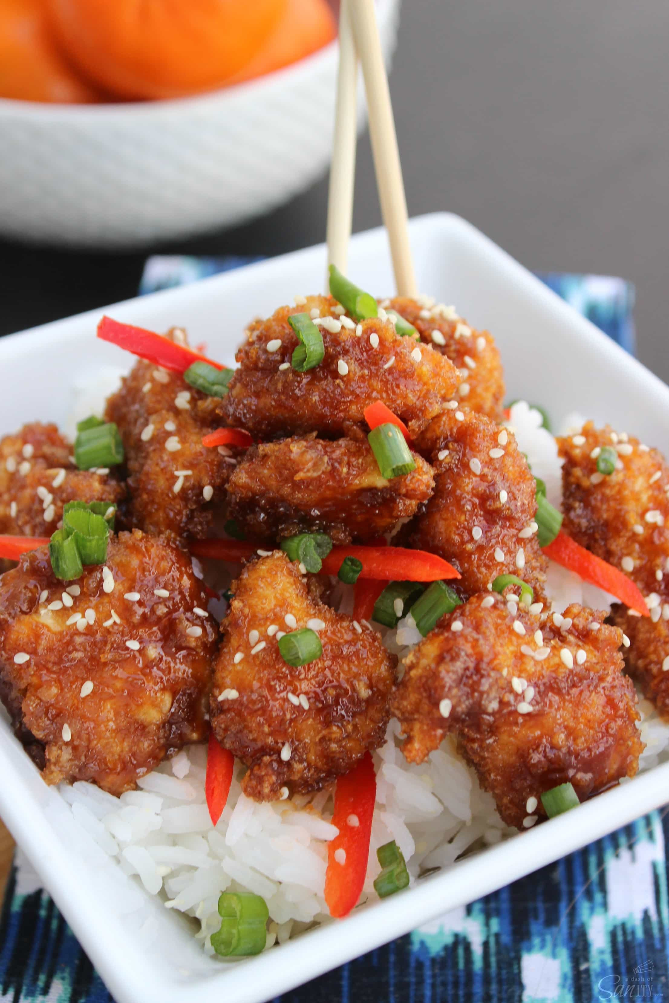 Baked Orange Chicken
 Baked Orange Chicken