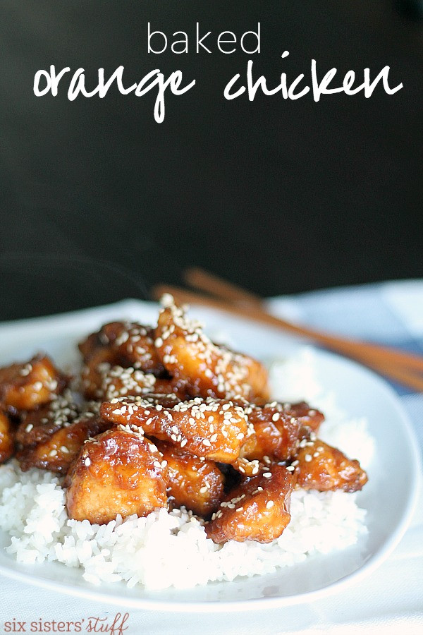 Baked Orange Chicken
 Baked Orange Chicken – Six Sisters Stuff