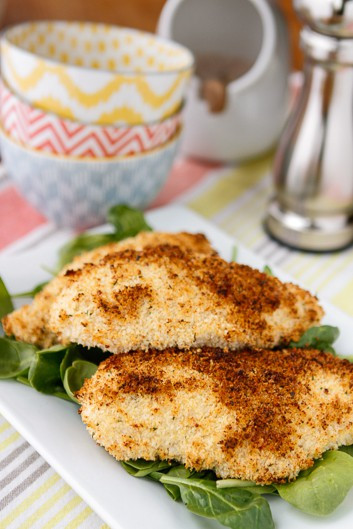 Baked Parmesan Crusted Chicken
 Baked Parmesan Crusted Ranch Chicken Breasts – Unsophisticook