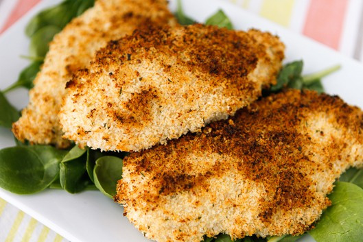 Baked Parmesan Crusted Chicken
 Baked Parmesan Crusted Ranch Chicken Breasts – Unsophisticook