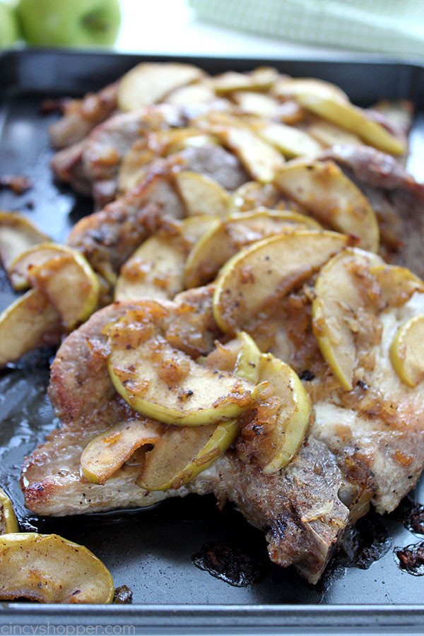 Baked Pork Chops Bone In
 baked bone in pork chops with apples