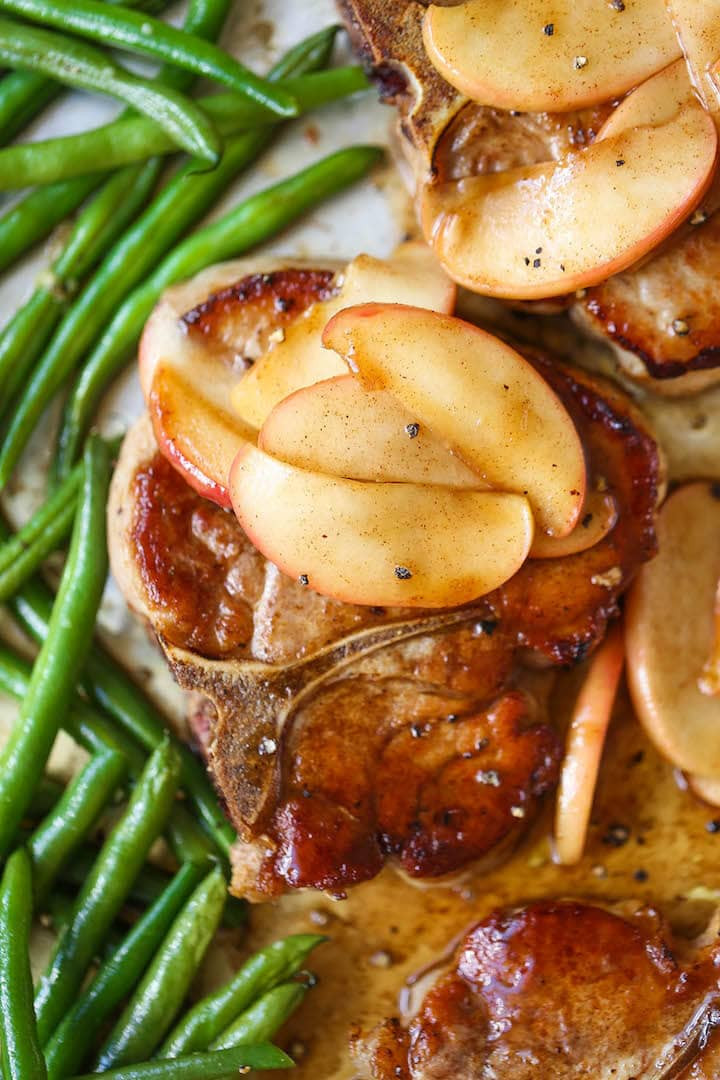 Baked Pork Chops With Apples
 25 Delicious Sheet Pan Dinner Recipes I Heart Nap Time
