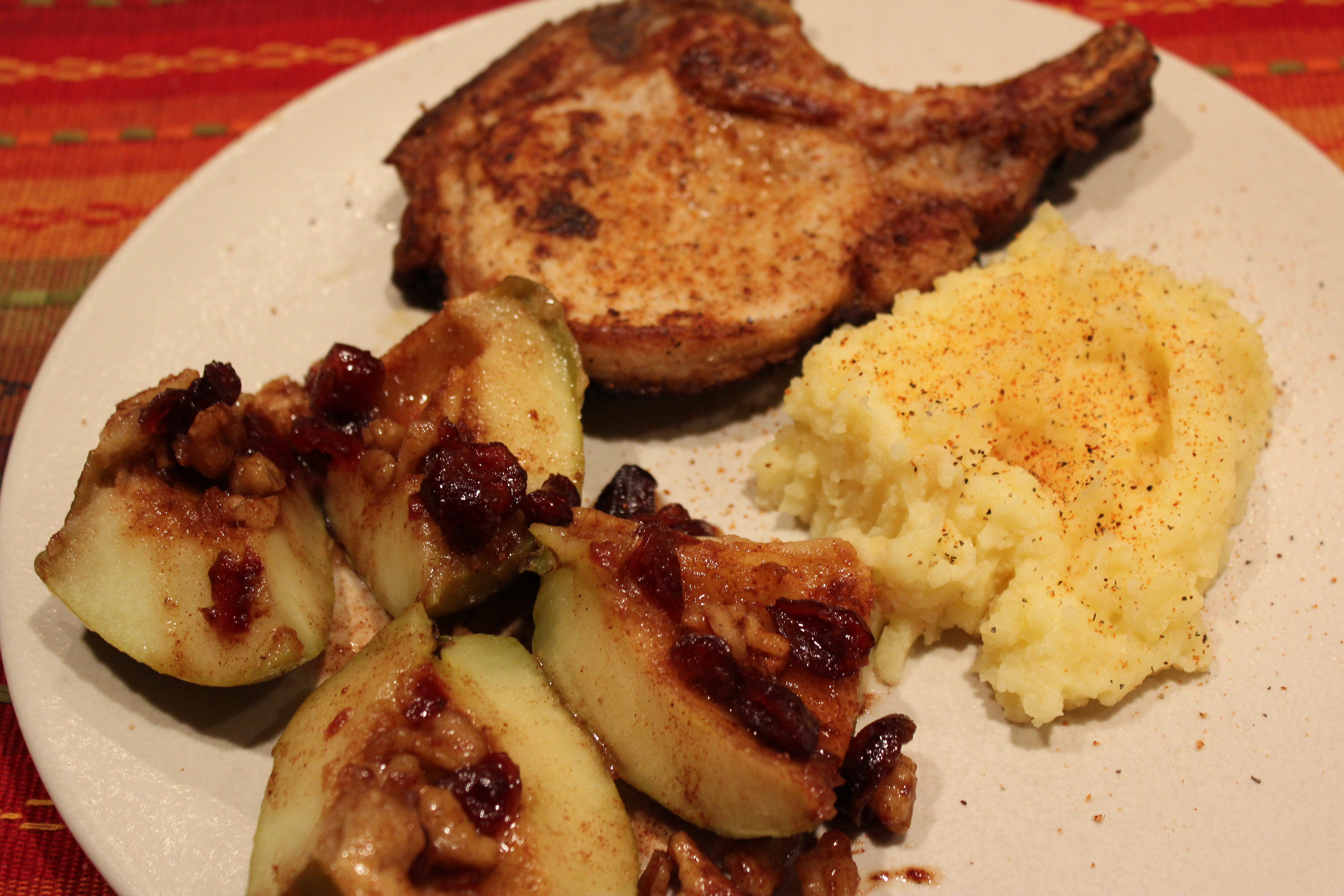Baked Pork Chops With Apples
 Kel’s Baked Apples Stuffed with Cranberries and Walnuts
