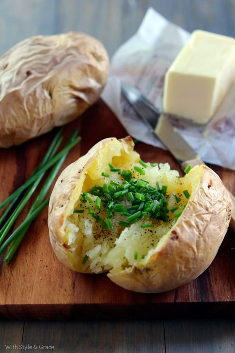 Baked Potato 400
 BAKED Potato Preheat oven to 400 degrees F Scrub