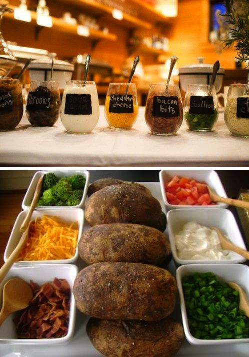 Baked Potato Bar Ideas
 Best 25 Baked potato bar ideas on Pinterest