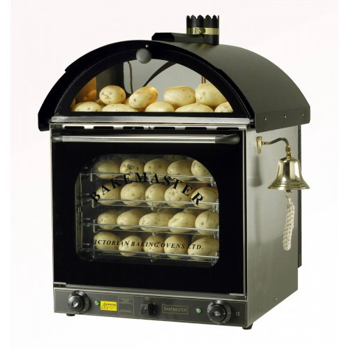 Baked Potato Convection Oven
 Bakemaster Convection Oven Twin Fan Potato Oven Black