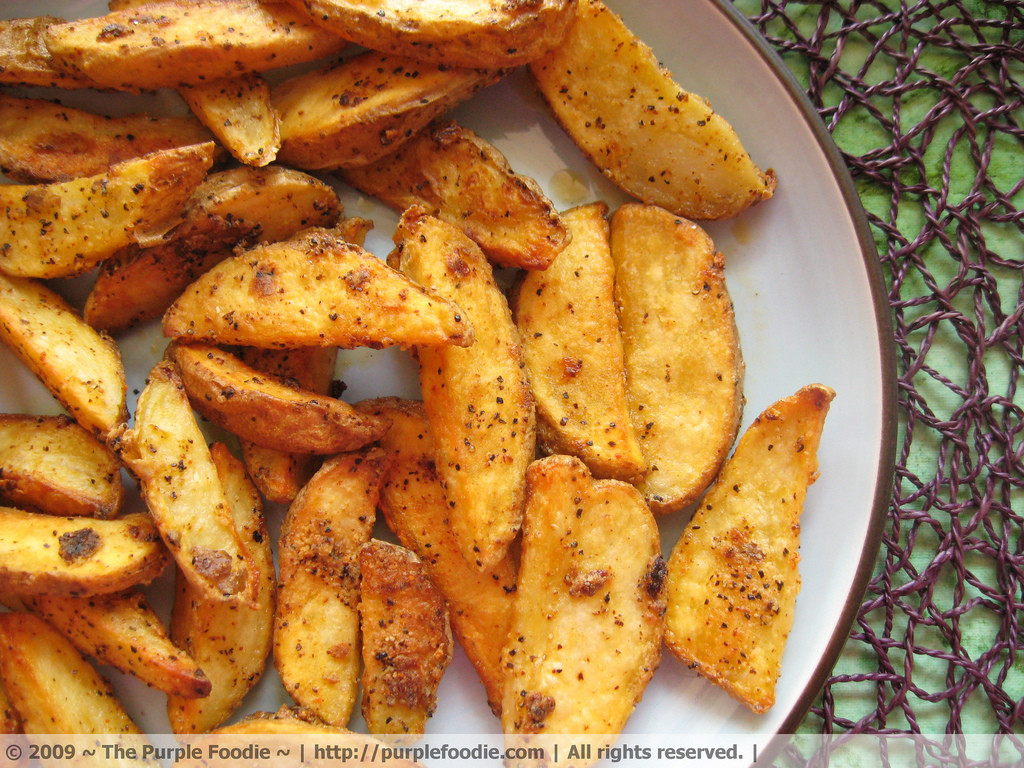 Baked Potato Fries
 Garlicky Baked Fries