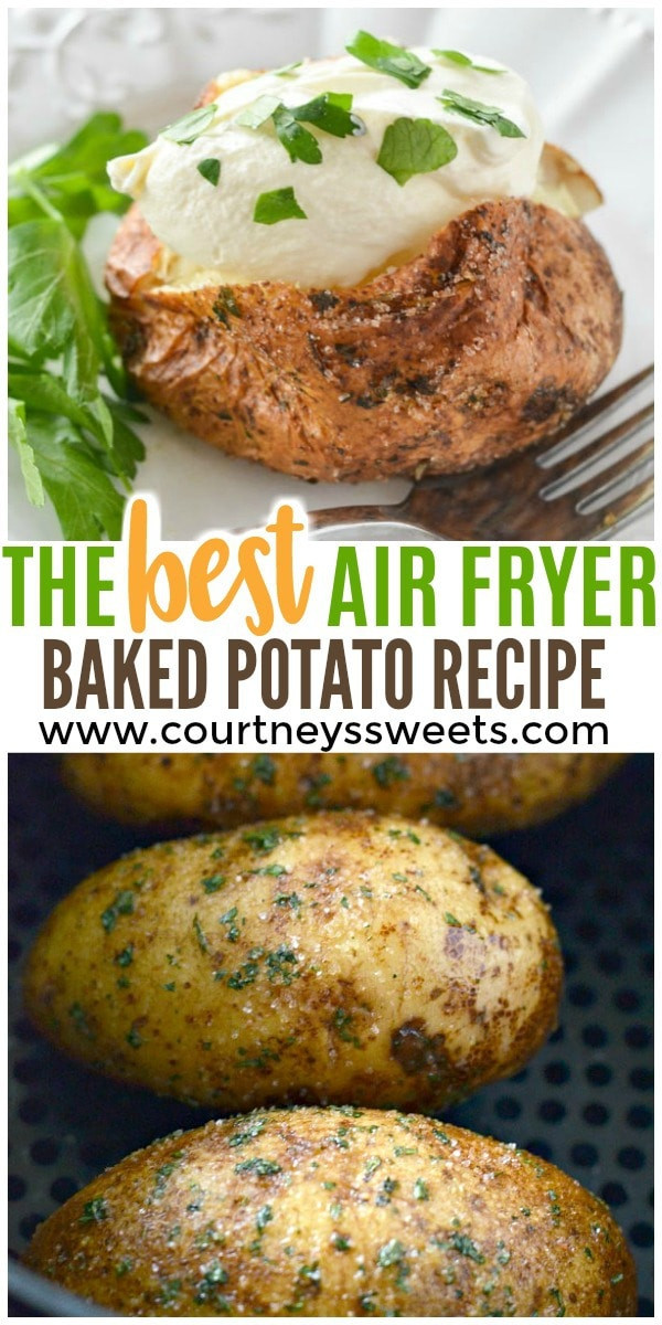 Baked Potato In Air Fryer
 Air Fryer Baked Potato Courtney s Sweets