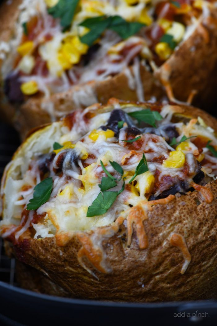 Baked Potato In Air Fryer
 Air Fryer Enchilada Stuffed Baked Potatoes Recipe Add a