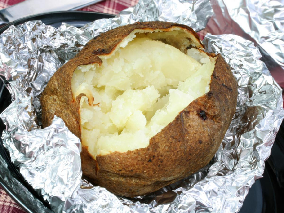Baked Potato In Foil
 baked potato foil