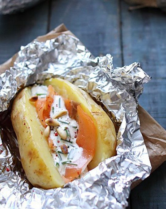 Baked Potato In Foil
 Baked Potatoes in Foil – How To Make Baked Potatoes in