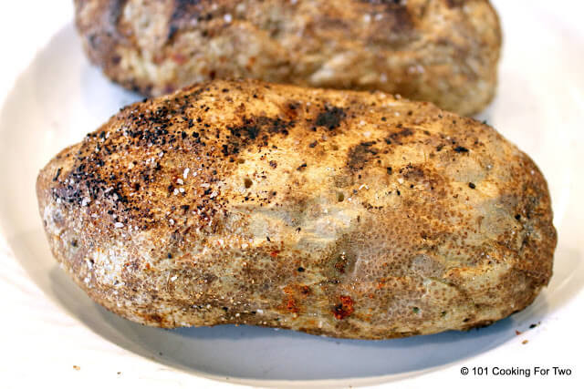 Baked Potato In Foil
 Grilled Whole Baked Potatoes without Foil