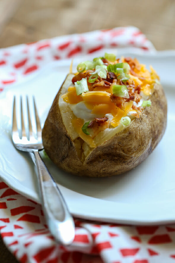 Baked Potato In Foil
 how to make baked potatoes in the oven without foil