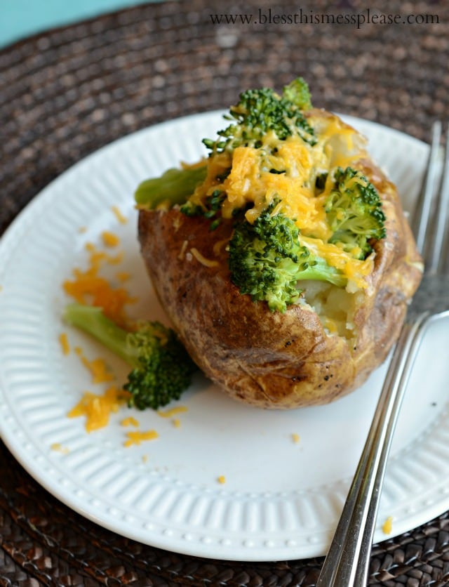 Baked Potato In Foil
 How to bake a potato ditch the foil Bless This Mess