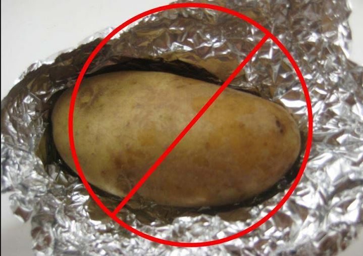 Baked Potato In Foil
 Idaho Potato mission