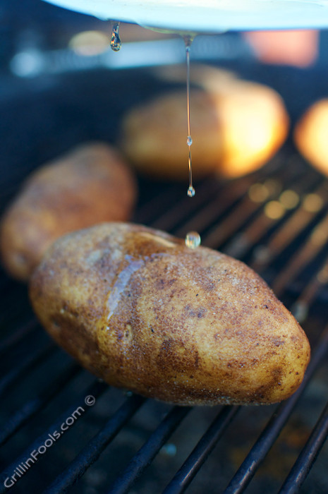 Baked Potato On The Grill
 Baked Potatoes on the Grill