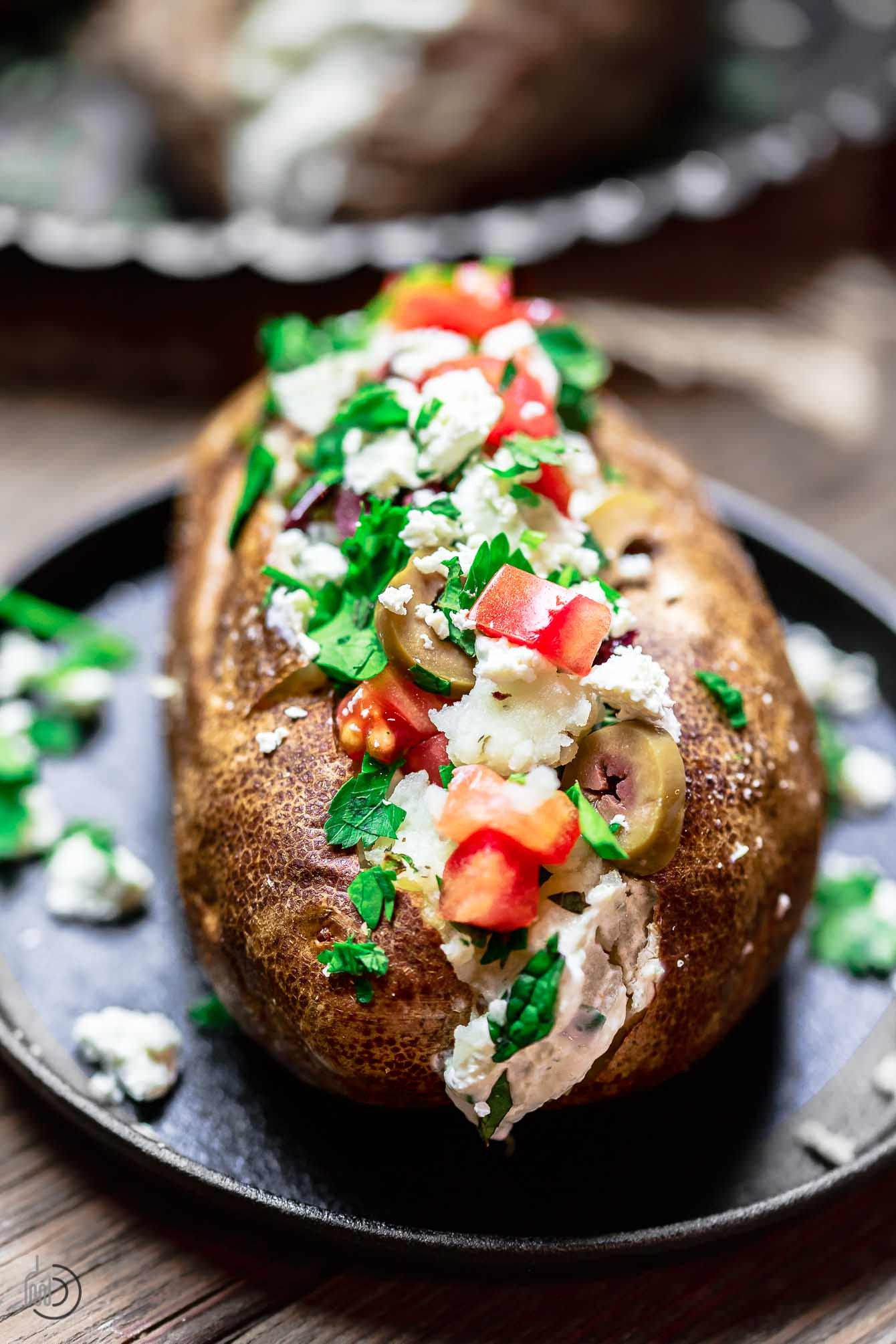 Baked Potato Recipe
 Mediterranean Loaded Baked Potato Recipe