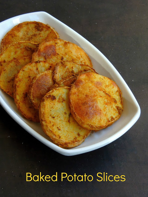 Baked Potato Slices
 Priya s Versatile Recipes Baked Potato Slices