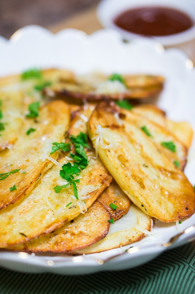 Baked Potato Slices
 Baked Potato Slices