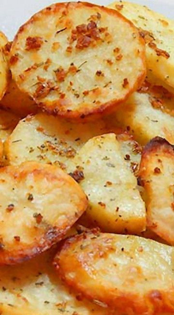 Baked Potato Slices
 Baked Garlic Potato Slices Food Fun and Happiness