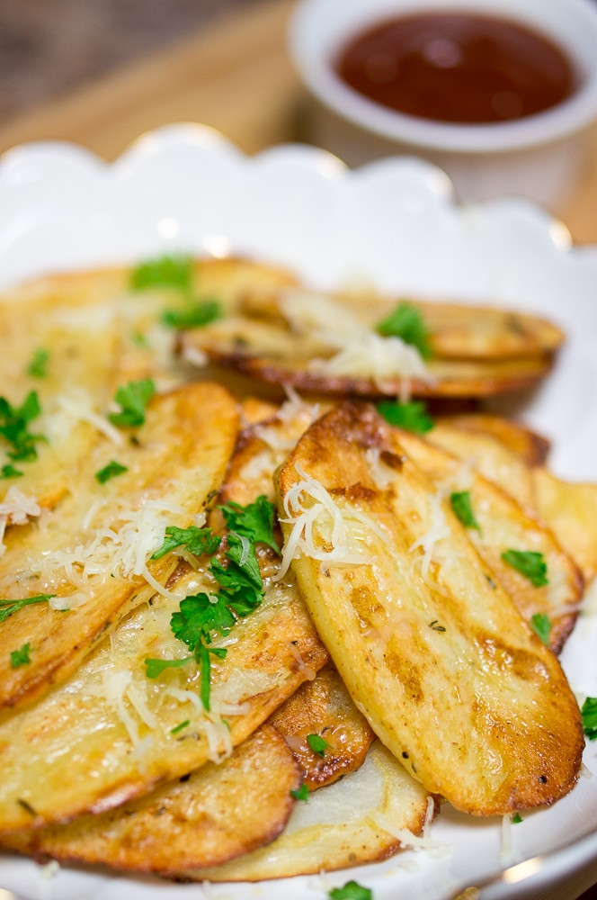 Baked Potato Slices
 Baked Potato Slices