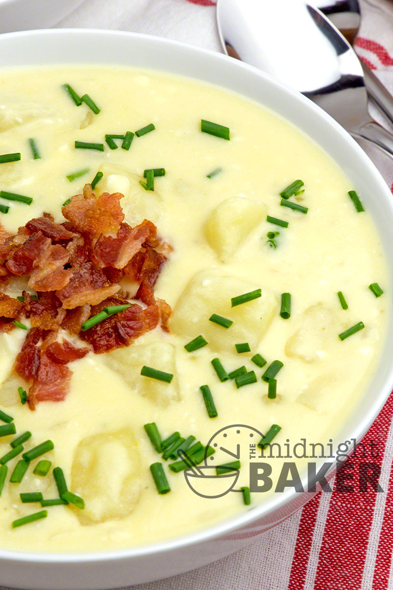 Baked Potato Soup
 Copycat Panera Baked Potato Soup The Midnight Baker