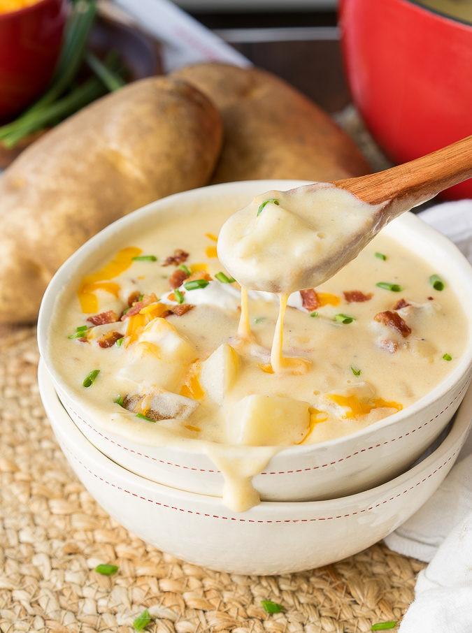 Baked Potato Soup
 Loaded Baked Potato Soup