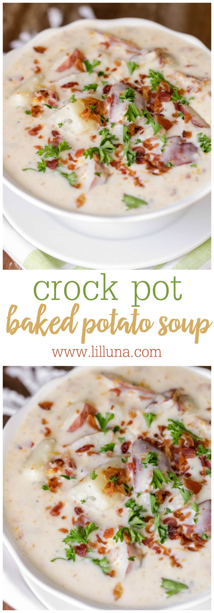 Baked Potato Soup Crock Pot
 Crock Pot Baked Potato Soup