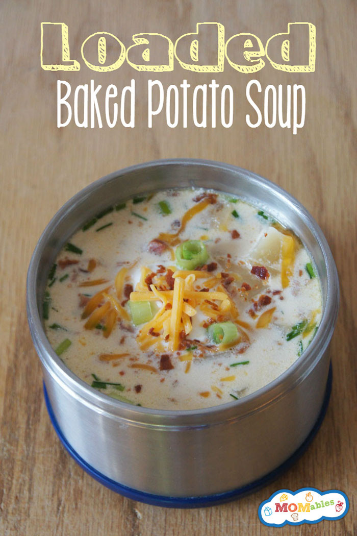Baked Potato Soup
 loaded baked potato soup