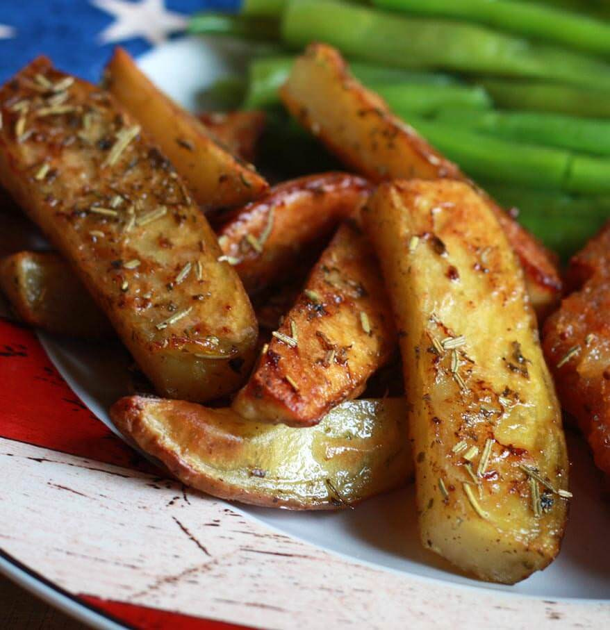 Baked Potato Wedges Recipe
 Herb Roasted Potato Wedges The Daring Gourmet