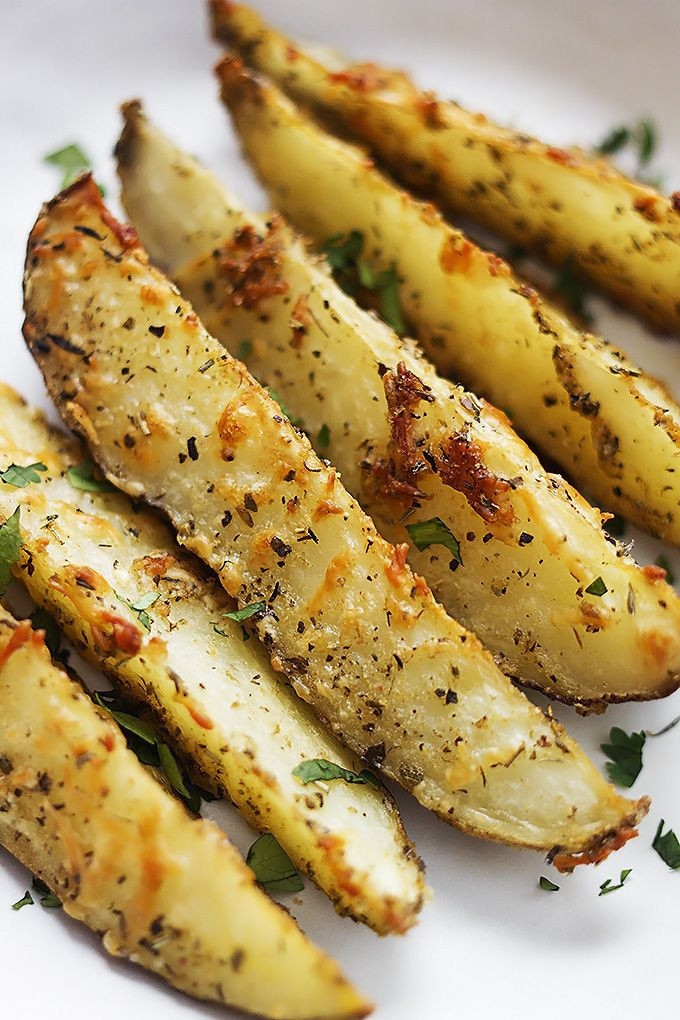 Baked Potato Wedges
 Baked Garlic Parmesan Potato Wedges