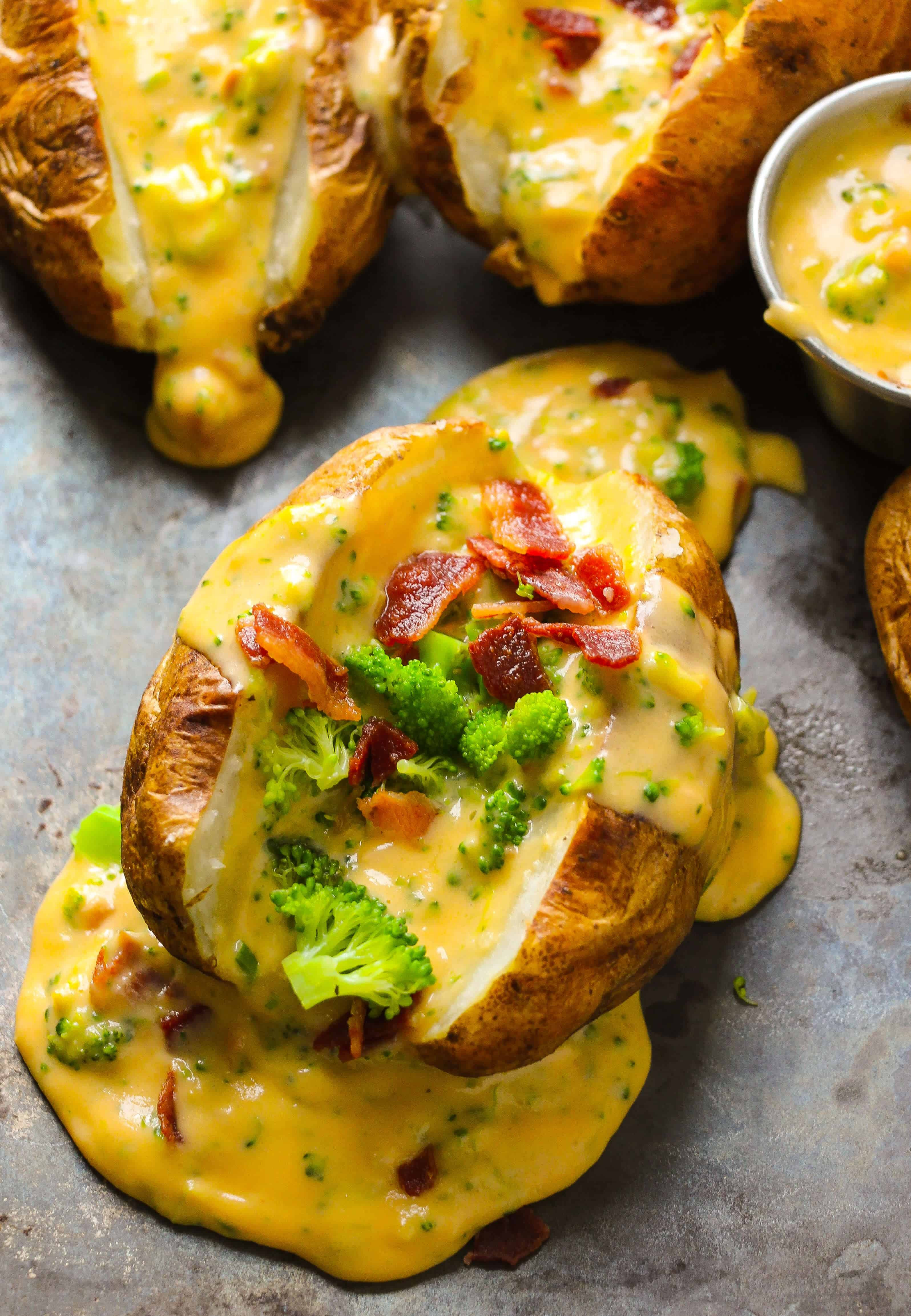 Baked Potato With Cheese
 broccoli cheese baked potato pioneer woman