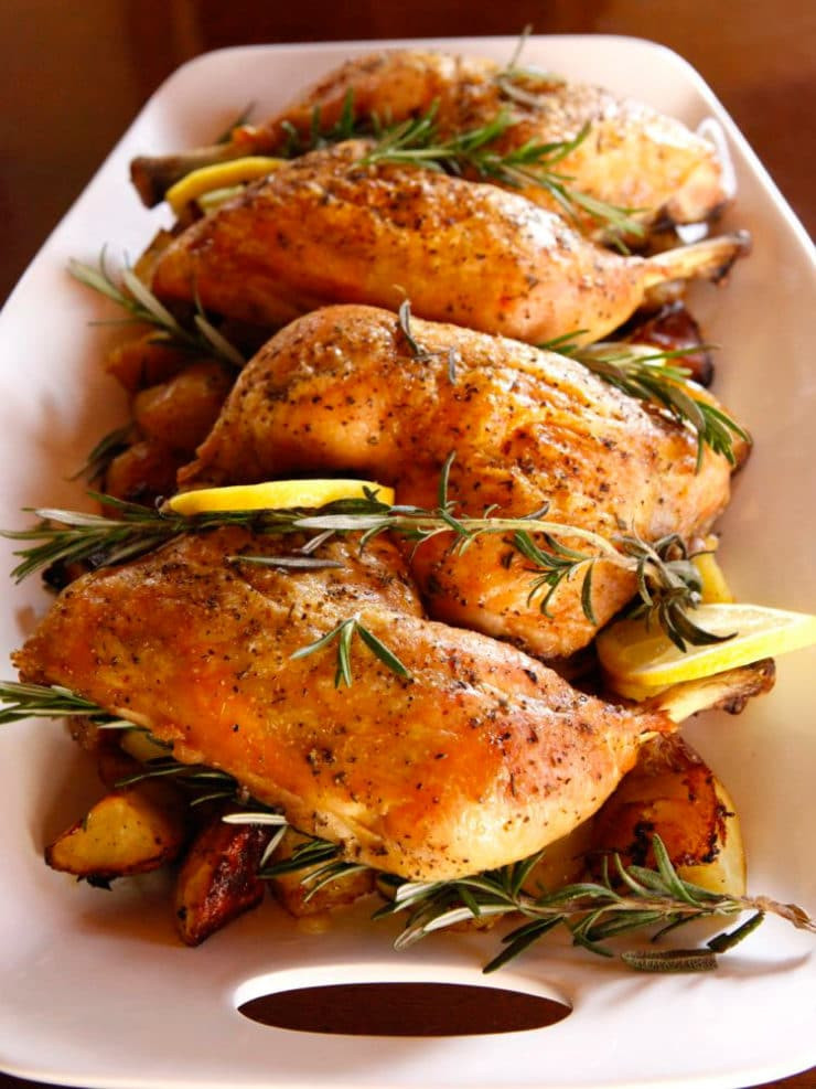 Baked Rosemary Chicken
 Rosemary Roasted Chicken and Potatoes Healthy Recipe