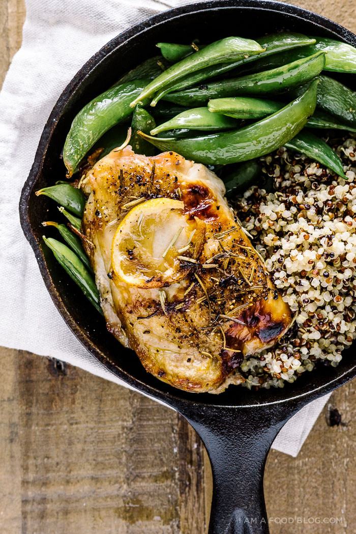 Baked Rosemary Chicken
 Oven Roasted Rosemary Chicken Thighs Sugar Snap Peas